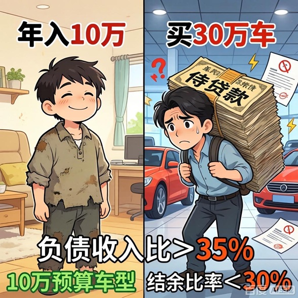 年入10万买30万的车？千万别突破消费闸门！