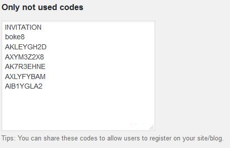 BAW Easy Invitation Codes：注册邀请码WordPress插件