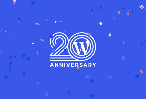 超过 6000 万用户的 WordPress 迎来了20岁生日，祝生日快乐