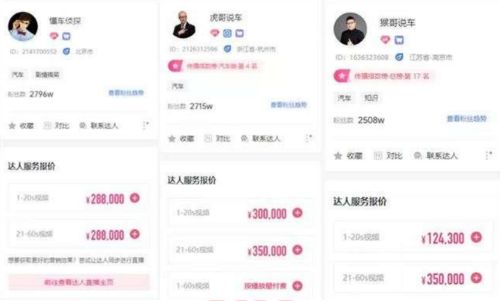 抖音项目：汽车领域细分及玩法变现