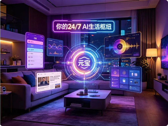 腾讯元宝：24小时AI管家，你的生活就差这个好友