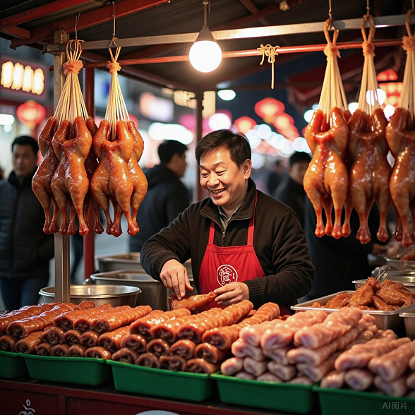摆摊卖卤鸭头,这种一个人就能干的小生意,赚钱也不少! 摆摊卖卤鸭头,这种一个人就能干的小生意,赚钱也不少!