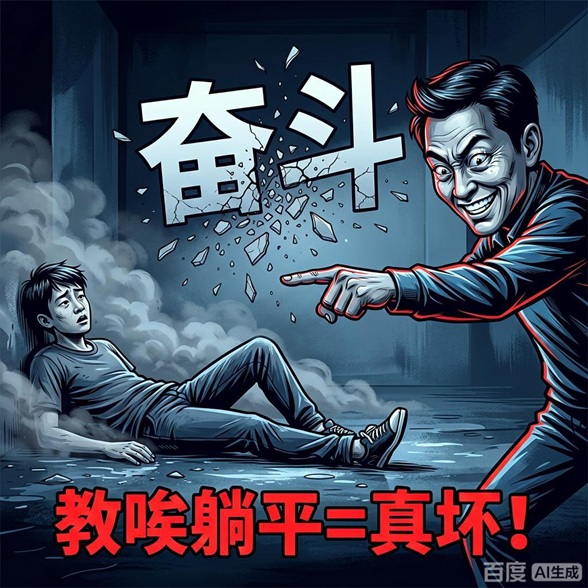 教唆没钱的年轻人躺平，这不是蠢，是真坏！