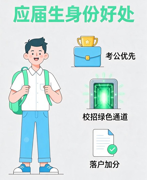 应届生身份好处，不止是领钱