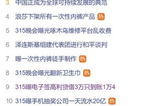 315晚会，再次揭露出一些不为人知的消费黑幕