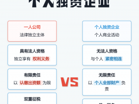 个人独资企业与一人有限公司有啥区别