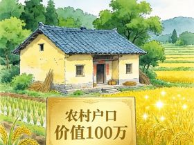 农村户口值100万？我算了笔账，发现说少了