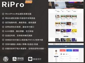 RiPro主题：适合用于WordPress下载站主题推荐