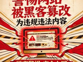 警惕网站被黑客篡改为违规违法内容