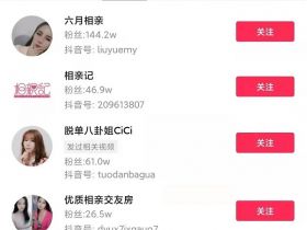 相亲交友项目，一单赚3000＋，闷声赚大钱