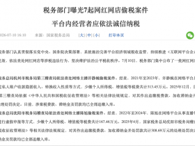 又一批商家逃税被抓，补税超千万！注销店铺也要罚